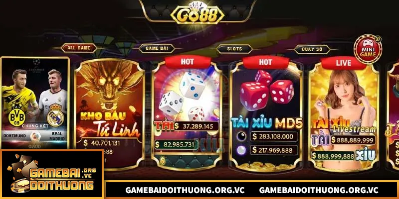 Go88 – Cổng game đổi thưởng uy tín cho người Việt